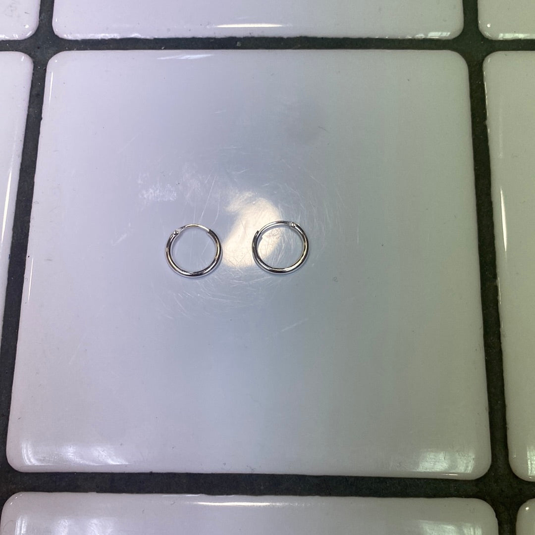 silver hoops xs (53875)