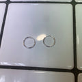 silver hoops S (53714)