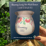 Blooming lovely wax melt burner